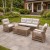 Лаунж-зона Albert Royal Family, соломенный