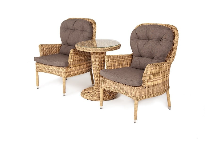 Кофейный набор из искусственного ротанга Алиса 4sis