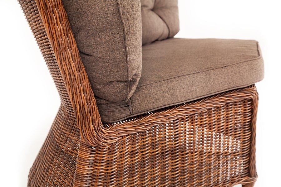 Модульный диван из ротанга Бергамо Brown 4sis