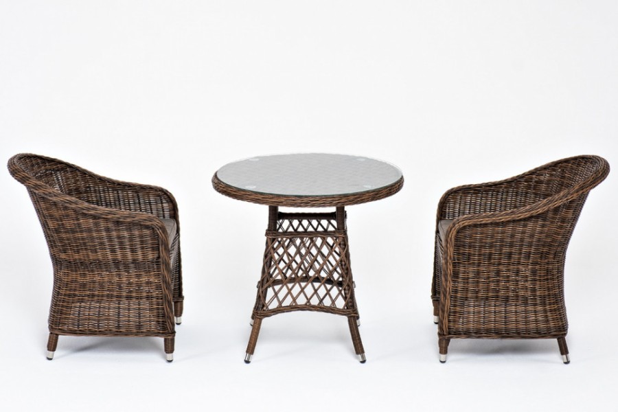 Обеденная группа Эспрессо-80 R коричневая 4sis