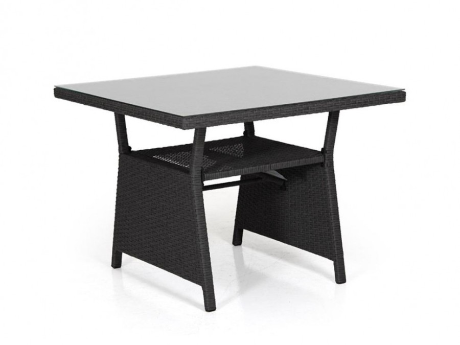 Стол квадратный Soho black Brafab