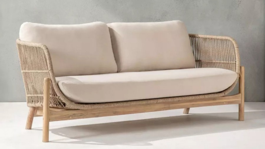 Диван двухместный из тика Talara Joygarden