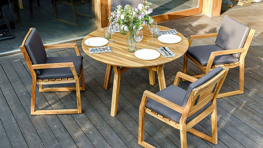 Обеденная группа Софи на 4 персоны Фиеста Садовая