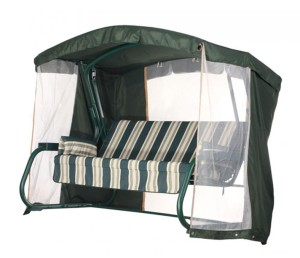 Садовые качели Милан зеленые Даметекс