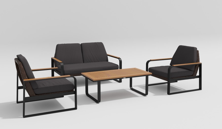 Лаунж зона Bella антрацит Gardenini