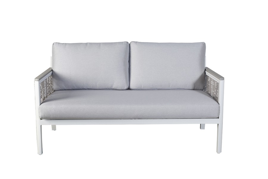 Диван 2-местный Сан Ремо из роупа бежевый 4sis